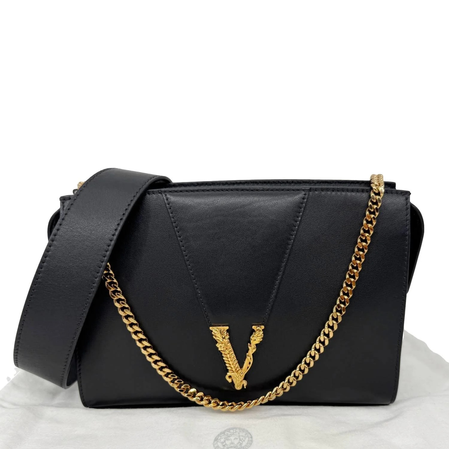 Versace Virtus Zip Small Chain 3