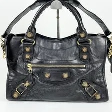 Balenciaga — Balenciaga Giant City 2WAY Hardware Studs — Handbag — resale