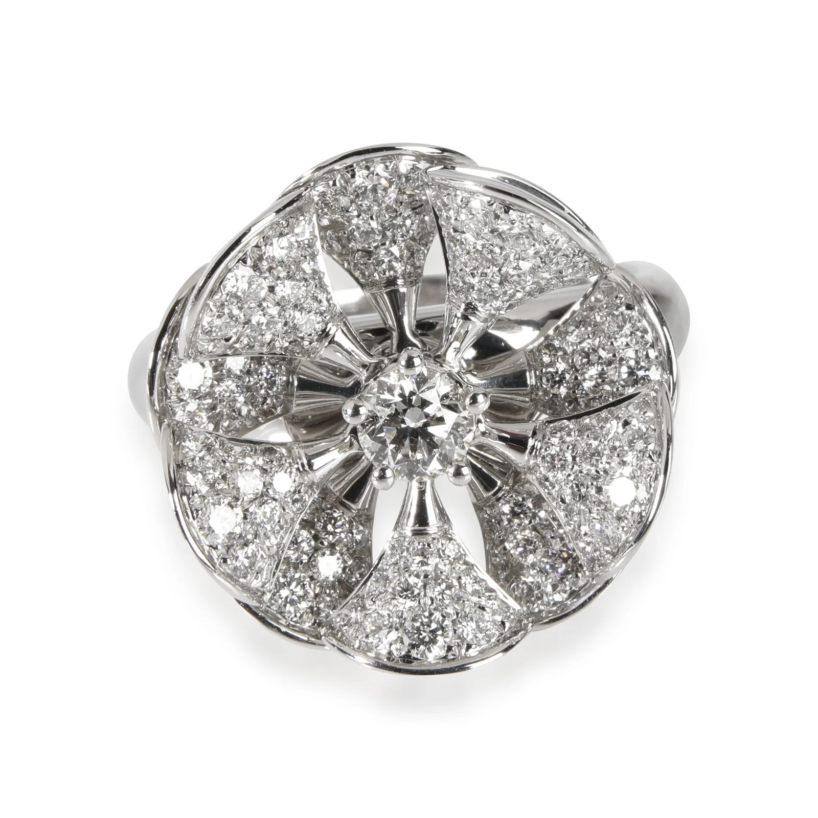 Bvlgari — Bvlgari Divas Dream En Tremblant Pave 18k White Gold 1.85 Ctw 18kt Fashion — Jewelry — resale