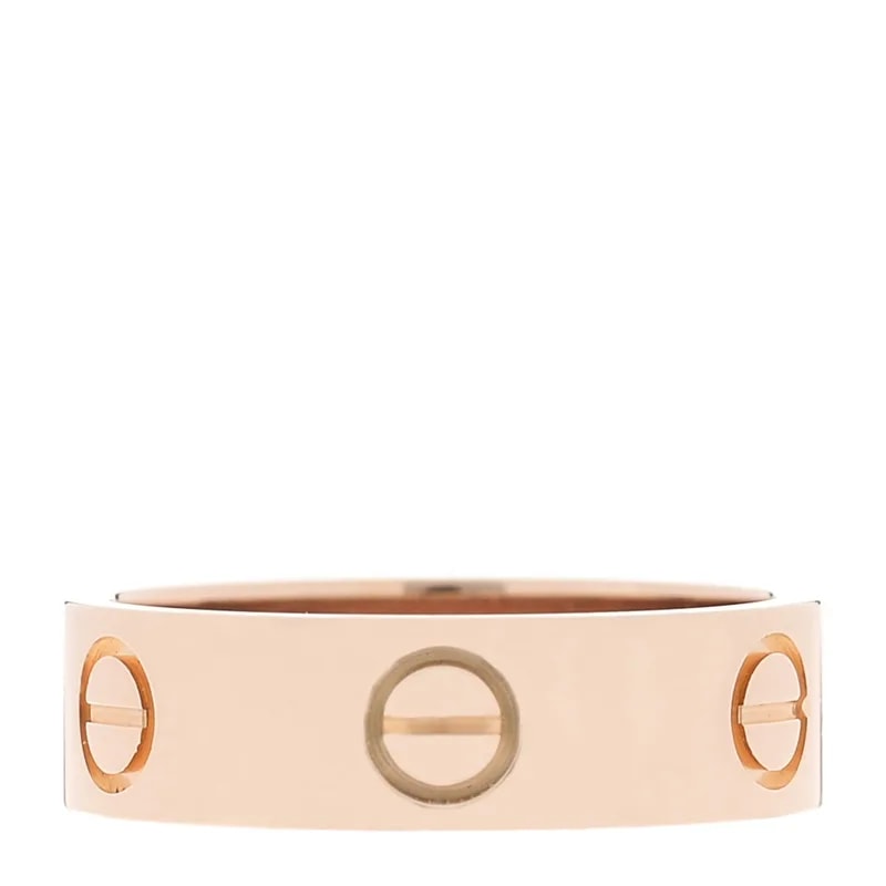Cartier — 18K 5.5mm Love 53 6.5 — Jewelry — resale