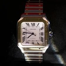 Cartier — Cartier Santos Large W2SA0009 Two-Tone 2023 Box Papers Full Links — Watch — resale
