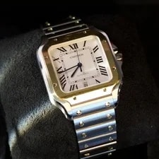 Cartier Santos Large W2SA0009 Two-Tone 2023 Box Papers Full Links 3