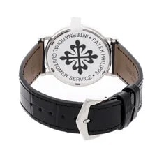 Patek Philippe Calatrava White Gold Auto 35mm White Dial Strap 5120G-001 4