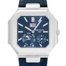 Patek Philippe Cubitas 5822P-001 Platinum Diamond 45.0mm Blue Dial #YKW009 2