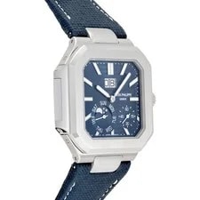 Patek Philippe Cubitas 5822P-001 Platinum Diamond 45.0mm Blue Dial #YKW009 3