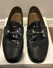 Gucci Horsebit Loafers Dress Shoes Size 10 1400$ Retail 2