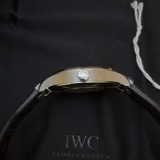 IWC Pilot's Mark XX Automatic White Dial Black Leather Strap 40mm 4