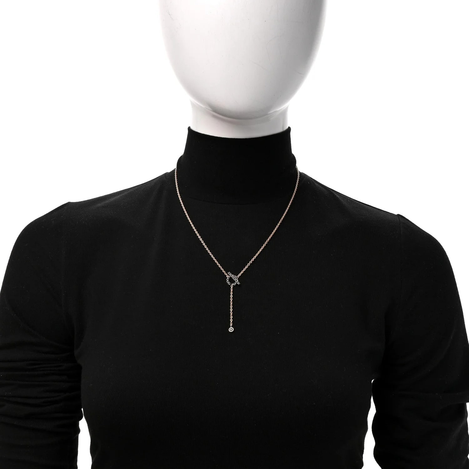 18K Rose Gold Spinel Finesse Lariat 2