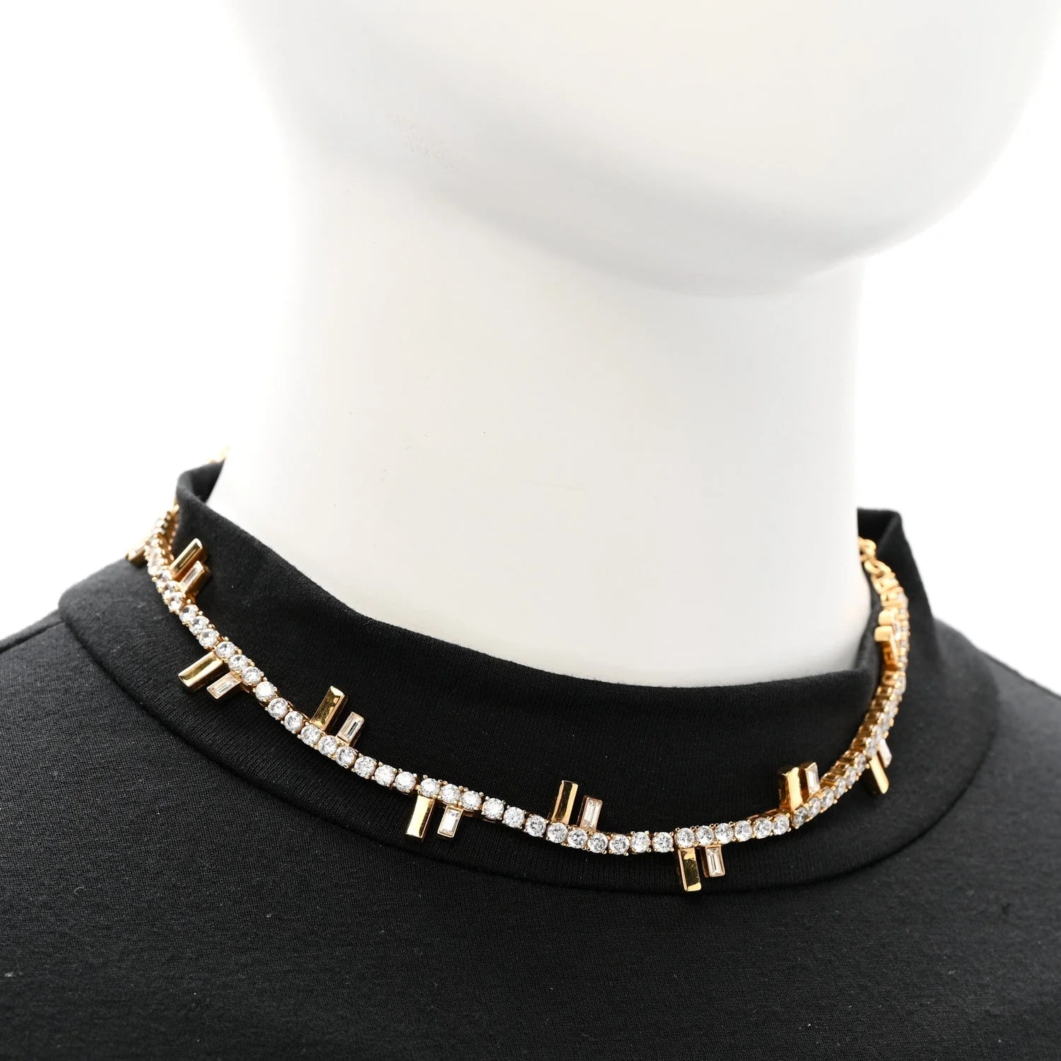Metal Fendi First Tennis Choker 2