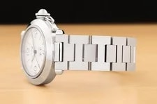 Cartier Pasha C BIG Date W31044M7 35MM White Stainless Steel 4