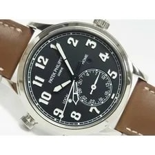 Patek Philippe Calatrava Pilot Travel Time 18K White Gold 5524G-001 TO245454 4