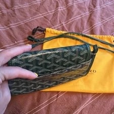 2024 Goyard Plumet Crossbody Wallet Auth New With Tags Receipt 3