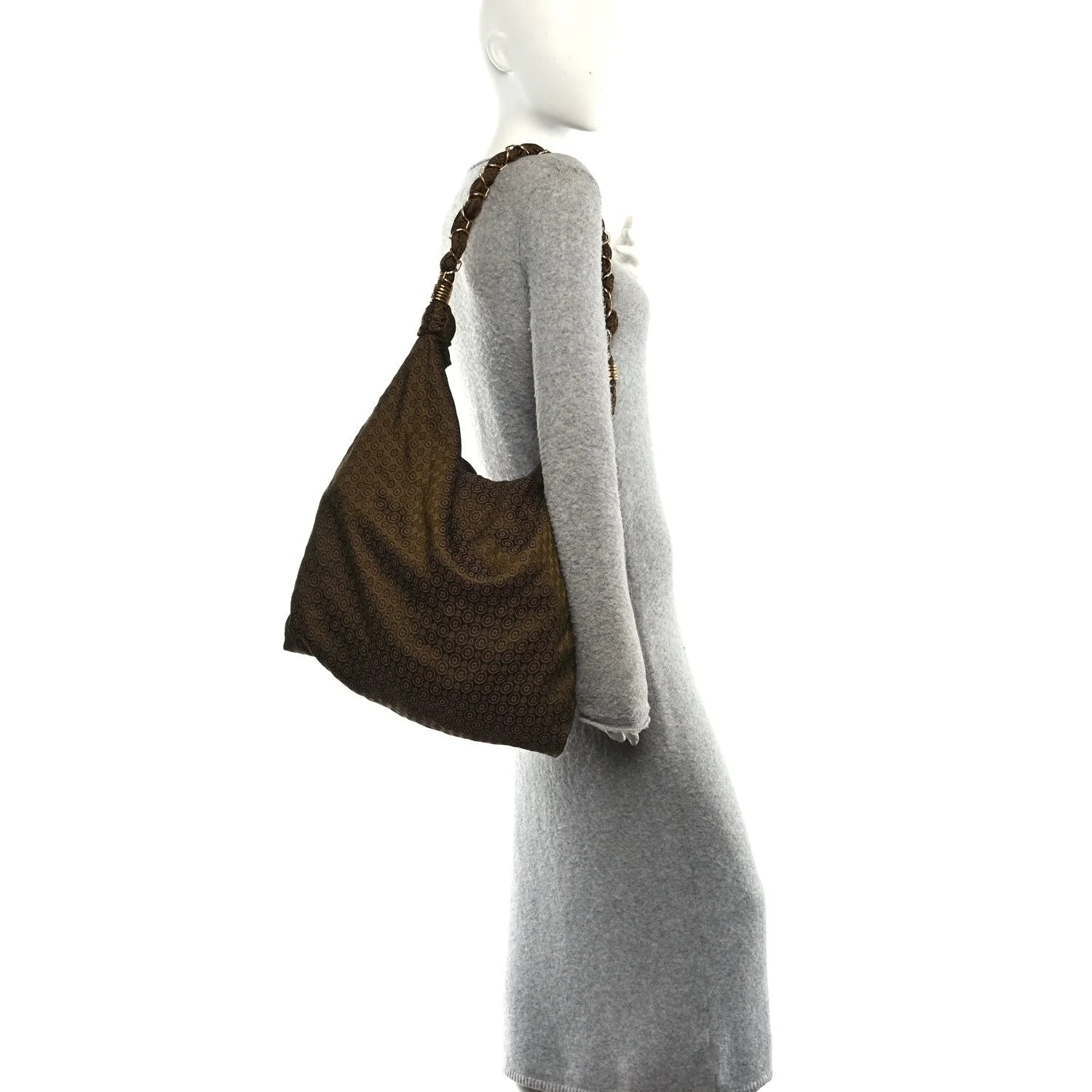 Medaillons Geometrique Medium Amalia Hobo Military 2