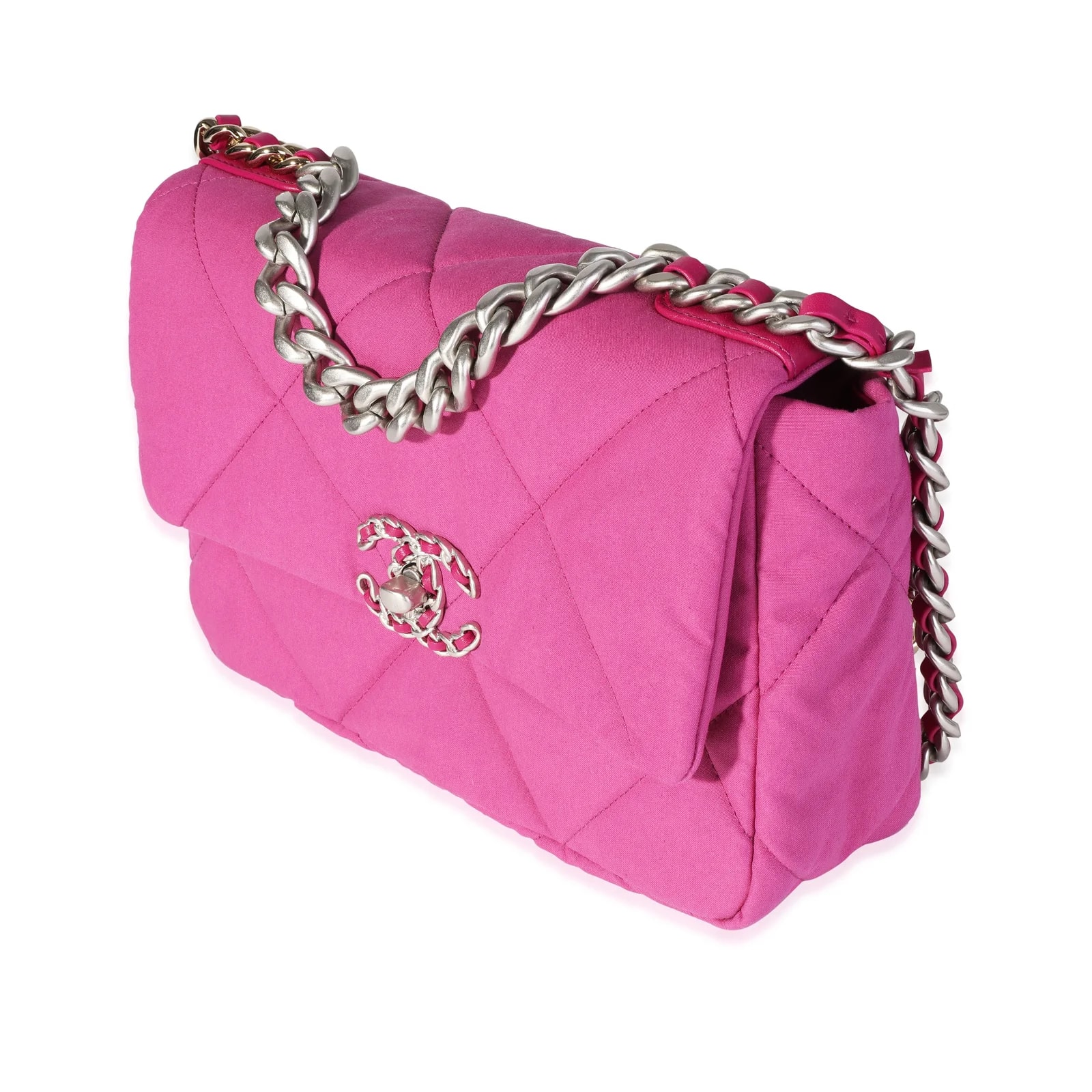 Chanel Cotton Medium 19 Flap Fabric 4