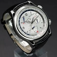 Jaeger-LeCoultre Master World Geographic Q1528420 42MM Steel Silver Dial Wrty 3