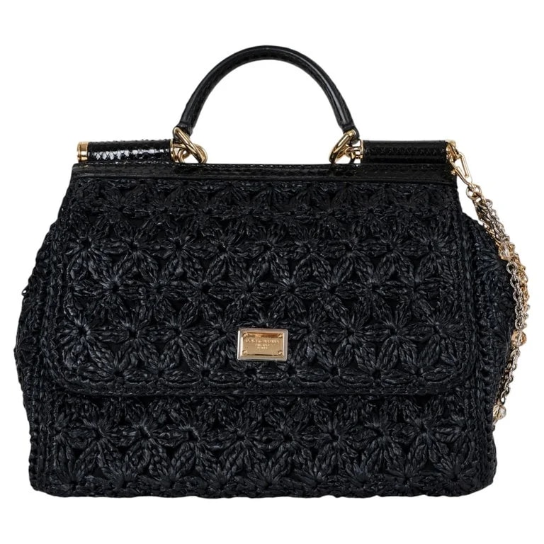 Dolce & Gabbana — Dolce & Gabbana 2016 Sicily Medium Crochet Bag — Designer Shoe — resale