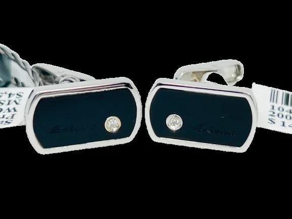 Salvini Prometeo 18k White Gold Diamonds Cufflinks 2