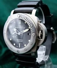 Panerai Luminor Submersible PAM00305 Black Dial Steel 47mm Automatic 3