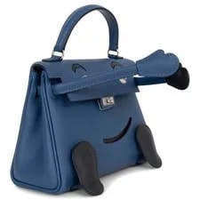 74045 Auth Hermes Tie & Caban Quelle Idole Kelly Doll PHW 2