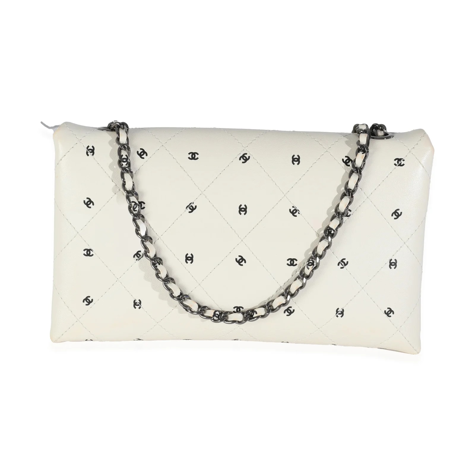 Chanel Cc Logo Envelope With Chain ; 2