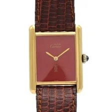 Cartier — Authentic [Unserviced - Value Price] Cartier Must Tank LM Gold Plated 819749... — Watch — resale