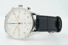 IWC Portuguese Chronograph IW371445 IW 371445 Silver Dial 41mm 11263 3