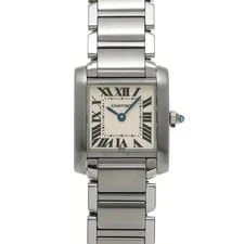 Cartier — Cartier Tank Francaise SM W51008Q3 2300 Silver Dial Stainless Steel #W2643 — Watch — resale