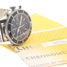 Breitling Superocean Heritage A13320 Automatic 46mm Papers Black Chronograph