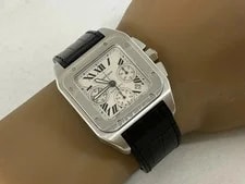 Cartier Santos 100 W20090X8 Stainless Steel 41mm Silver Dial Automatic #WJW033 2