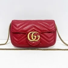 Gucci — Gucci GG Marmont Metal Logo Quilted Mini - Very Good #8DCJ5M — Handbag — resale