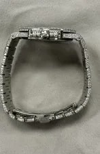 Patek Philippe Nautilus Diamond Bezel Silver With Date 3