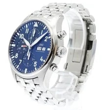 IWC Pilot's le Petit Prince IW377717 43mm SS Blue Dial #C12778 2