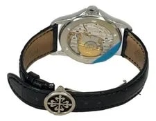 Patek Philippe World Time Ref. 5110G-001 37mm Leather Strap B&P 4