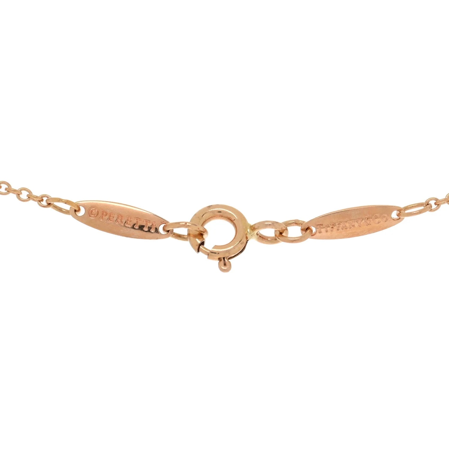 18K Rose Gold 9mm Elsa Peretti Bean 4