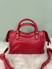 Authentic Balenciaga Bright Crinkled Motocross 3