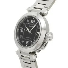 Cartier Pasha C W31043M7 ( 2324) 35mm Stainless Steel Black #WW6803 2