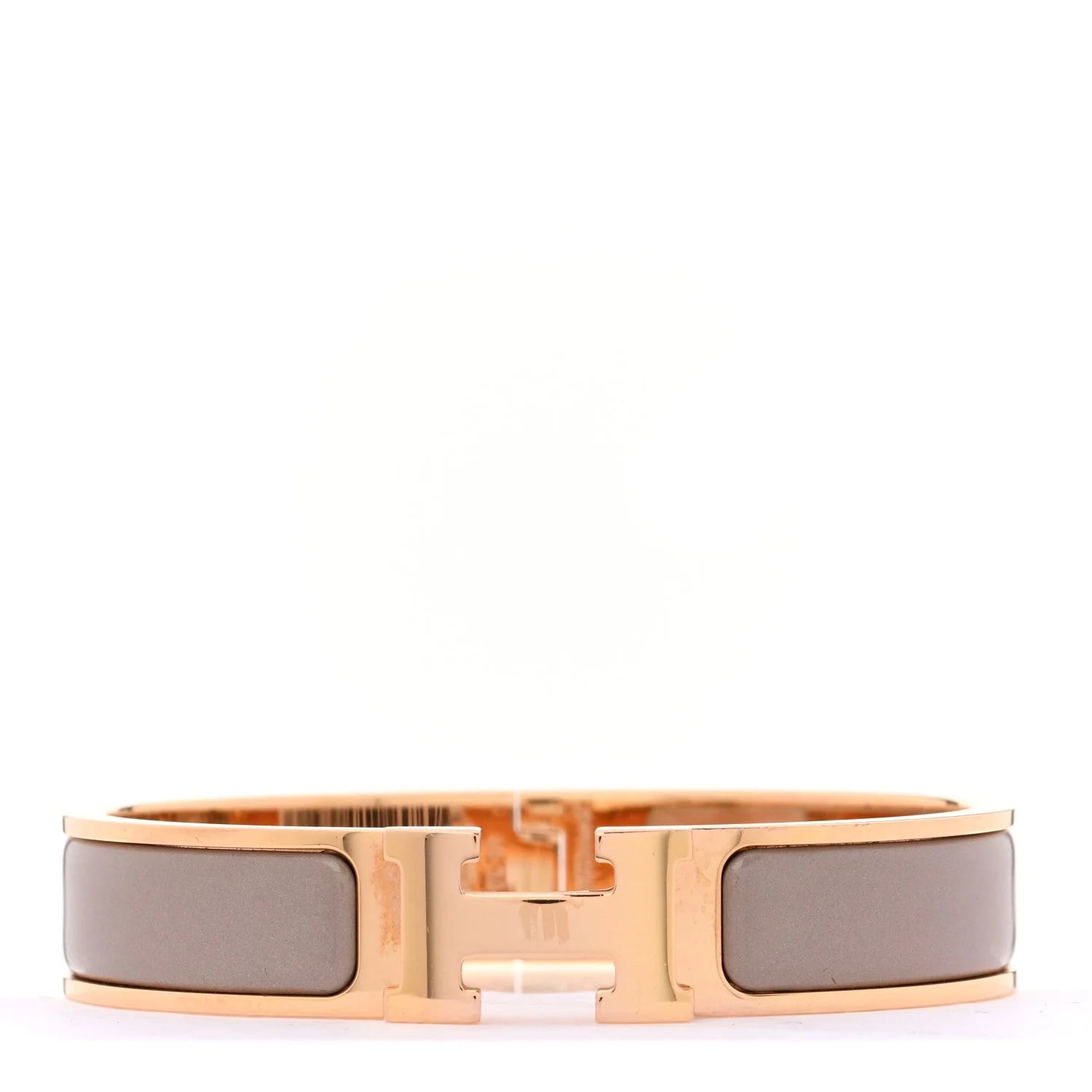 Hermès — Enamel Narrow Clic Clac H Glace — Jewelry — resale