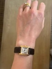 Cartier Tank Louis 18K Gold W5000256 Quartz 2