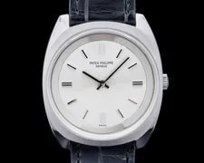 Patek Philippe — Patek Philippe 3579 Calatrava SS Silver Dial — Watch — resale