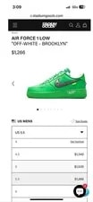 Off-White X Air Force 1 Low Brooklyn - DX1419-300 - 4M/5.5W Virgil Abloh 3