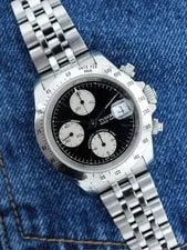 Tudor — Tudor Prince Date Big Block Ref.79280 Case Steel Black Dial Automatic Caliber — Watch — resale