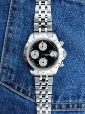 Tudor Prince Date Big Block Ref.79280 Case Steel Black Dial Automatic Caliber 3