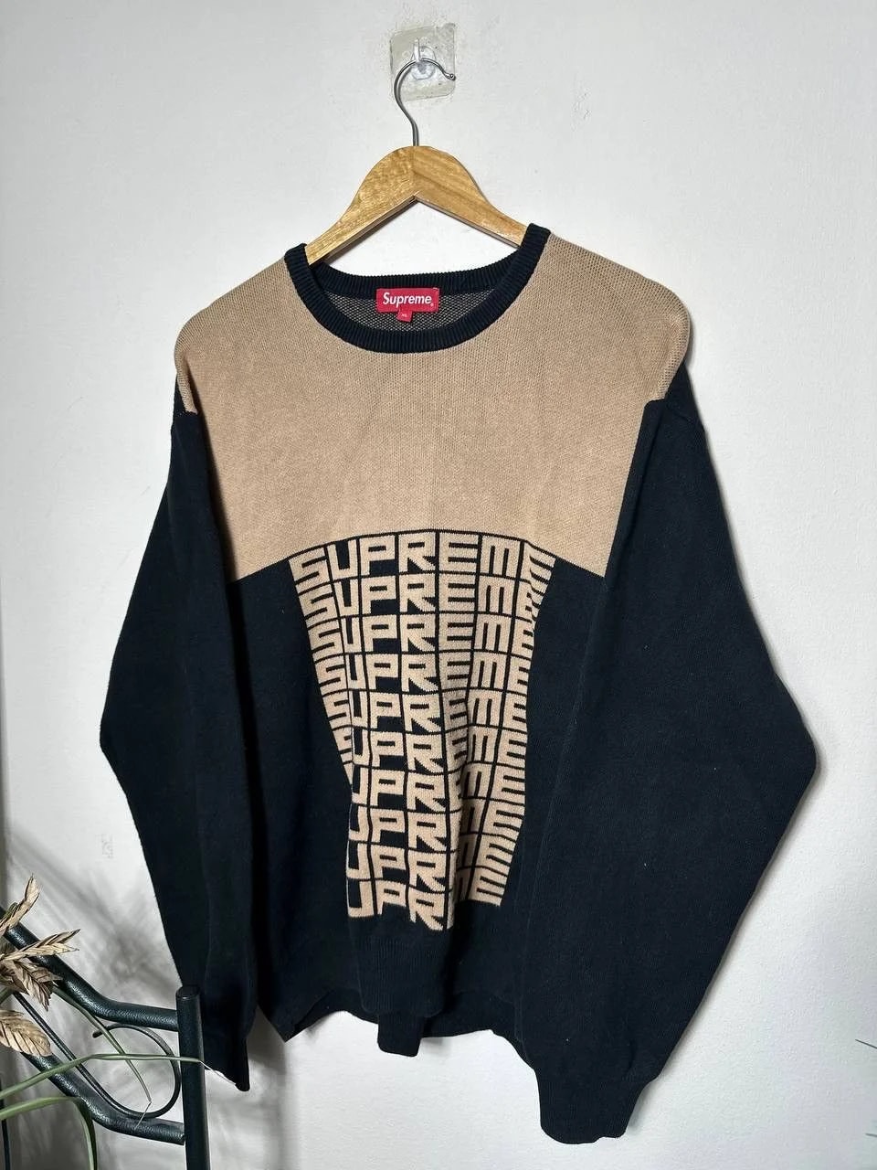 Supreme — Supreme Monogram Spell Out Sweater — streetwear — resale