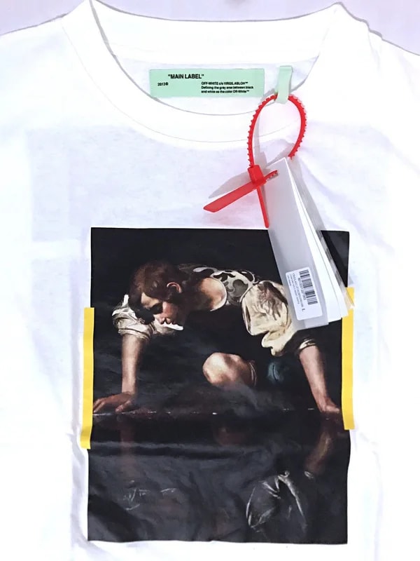 Off-White — Off-White Virgil Abloh Narciso Short Sleeve T-Shirt in — streetwear — resale