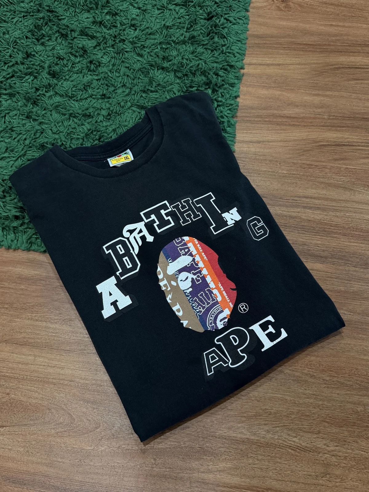 BAPE — Bape - Logo Ape Head Tee - - 2XL - PreOwned — streetwear — resale
