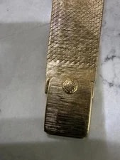 Patek Philippe 3528 18K Yellow Gold Cushion Manual Wind Roman Dial Bracelet 3