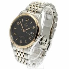 Tudor 91651 1926 Date Automatic Black Dial Stainless Steel/rg F/S 3