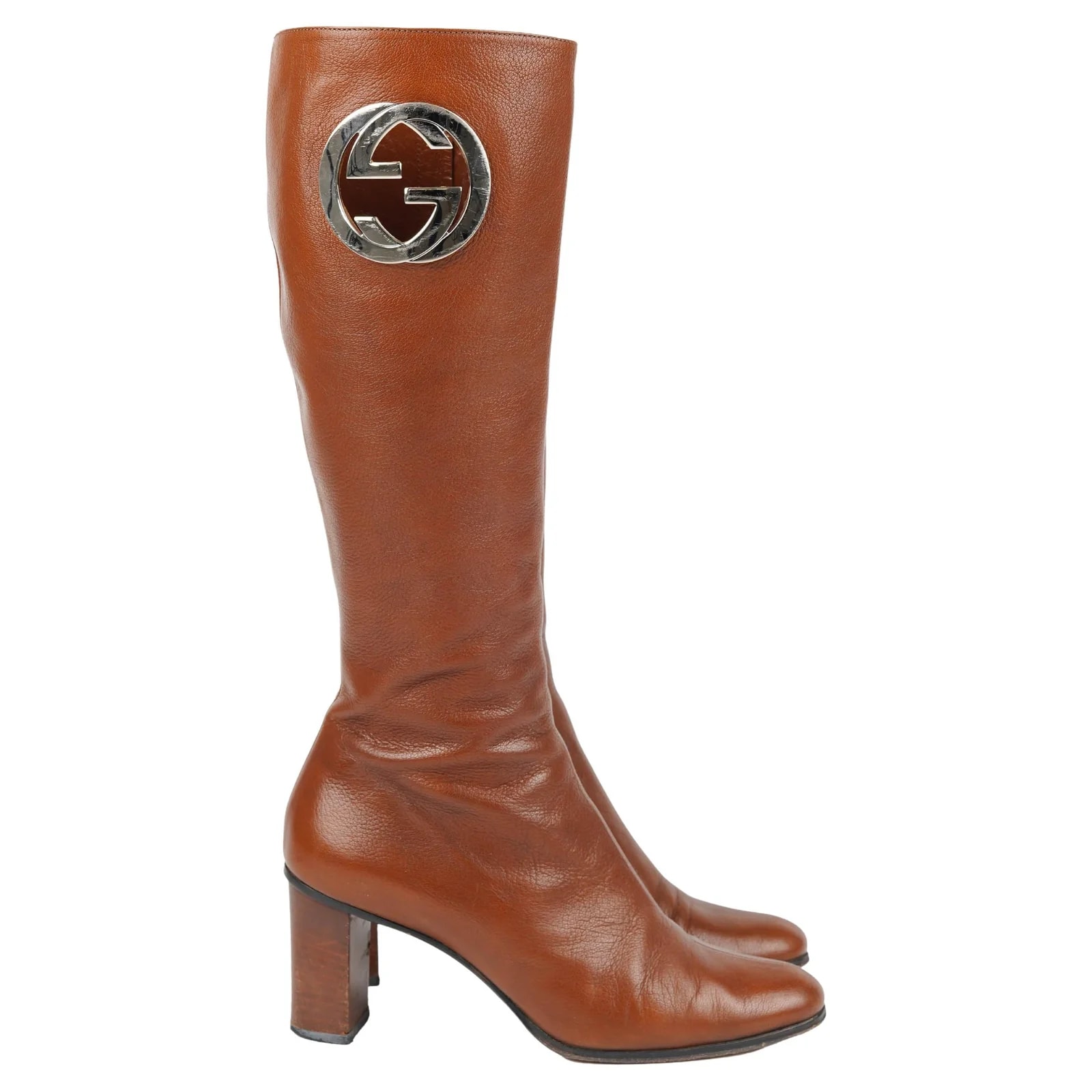 Tom Ford — Tom Ford for Gucci 1999 Knee High With GG Logo — Designer Shoe — resale