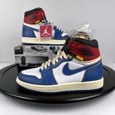Air Jordan — Size 4 - Air Jordan 1 High Union Los Angeles LA Storm 2018 BV1300 146 — Sneaker — resale
