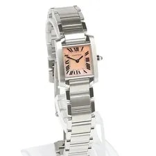 Cartier Tank Française SM W51028Q3 Pink Shell Dial Quartz 2
